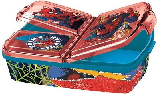 Euromic Spiderman Multi Compartment Lunch Box