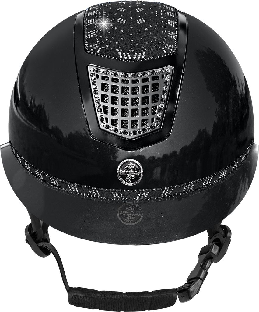 Fairplay Quantinum 2.0 W-V EOS Shiny Ridehjelm - Sort - STR 56-58