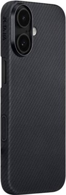 PITAKA iPhone 17 Ultra Slim Bagside Cover - MagSafe Kompatibel - Black / Grey