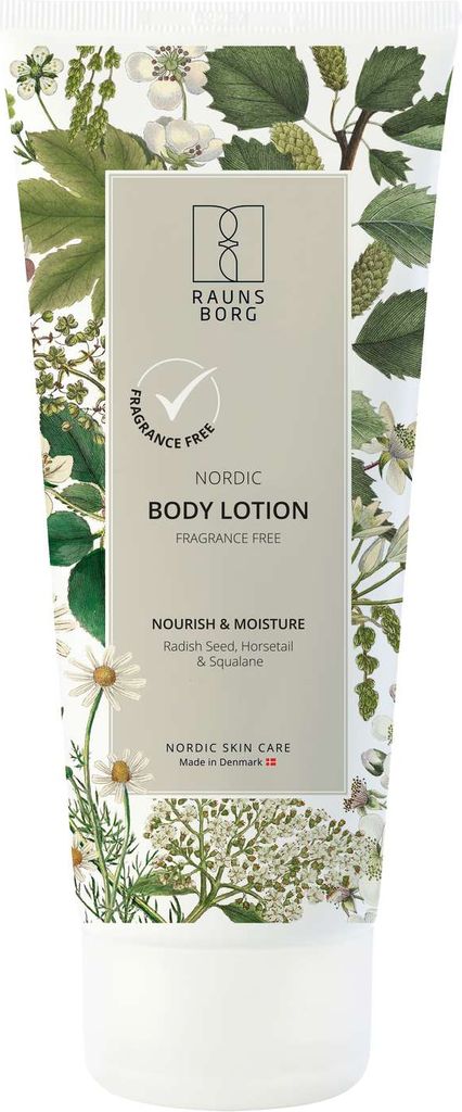 Raunsborg Bodylotion - 200 ml - Trænger hurtigt ind uden at fedte - Parfumefri
