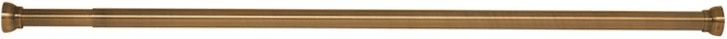 spirella kreta gold badeforhængsstang, 125-220 cm, guld
