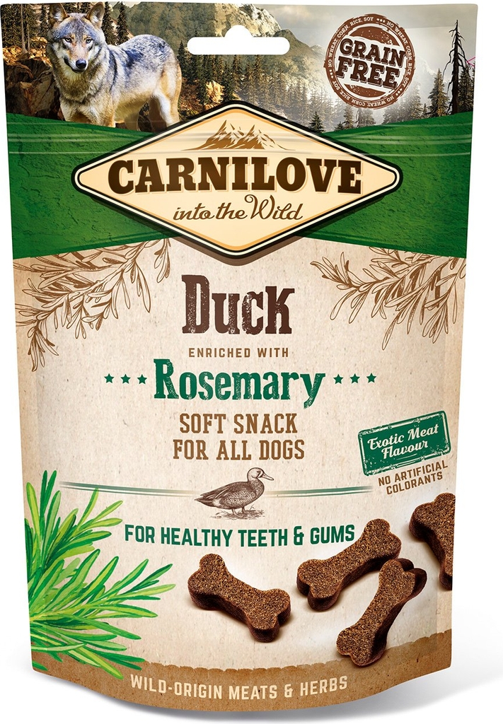 Hundegodbidder CARNILOVE and med and rosmarin – 200 g