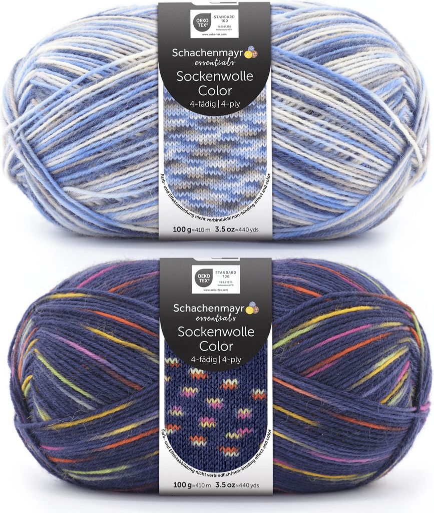 sockenwolle color 4-ply