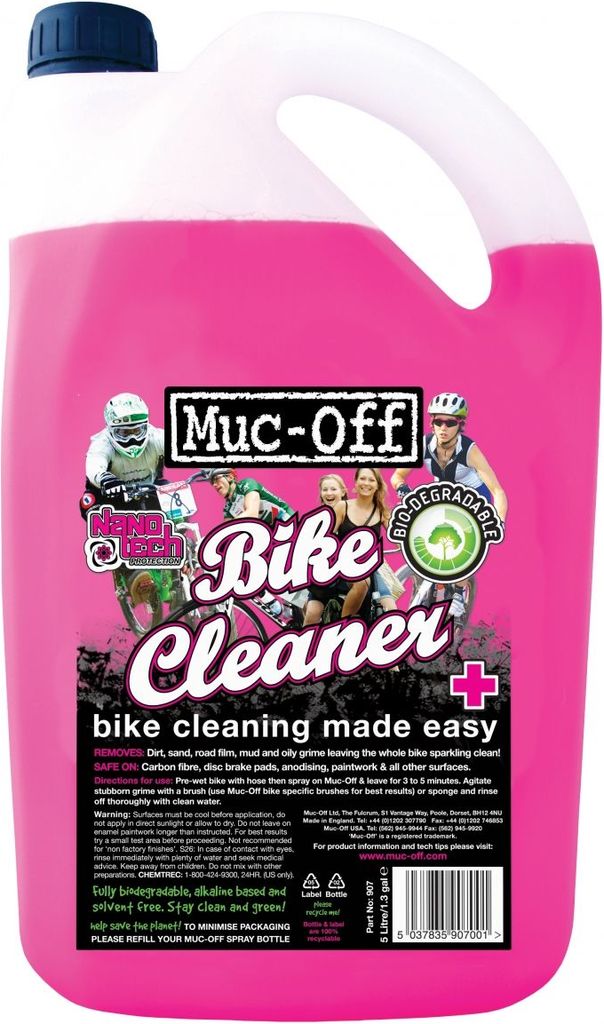 muc-off nano tech bike cleaner - cykelvaskemiddel 5 liter