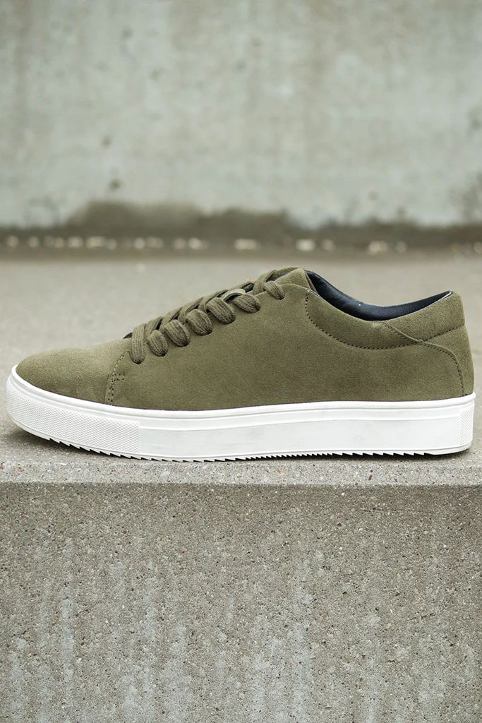liebhaveri liberty sneaker suede olive – 2trendy.dk