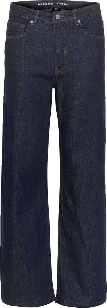 My Essential Wardrobe 35 The Louis 139  High Wide Y Bukser 10704222  Dark Blue Un-Wash