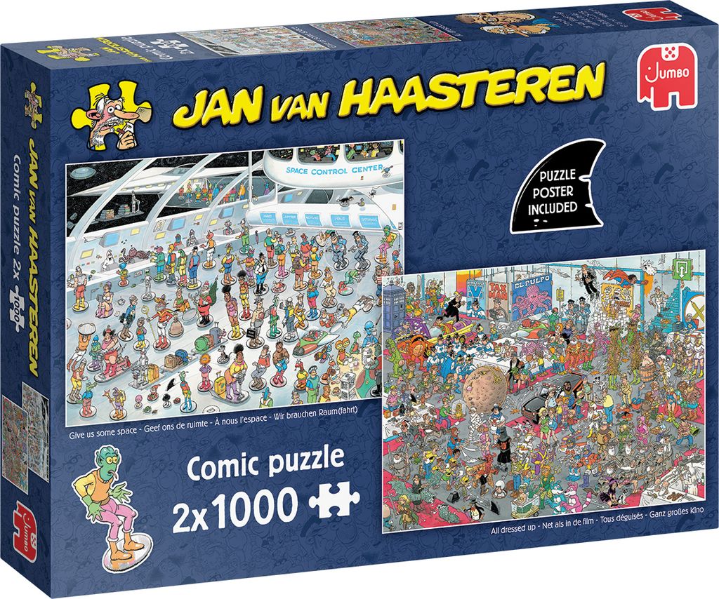 Jan van Haasteren Give us some space & All dressed up (2x1000)