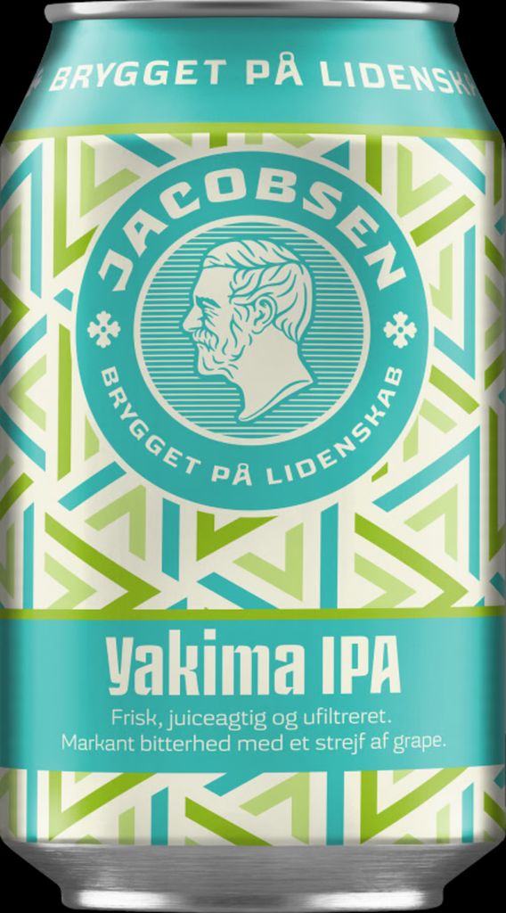 jacobsen yakima ipa indian pale ale - 6,5% øl, 12x33cl dåse