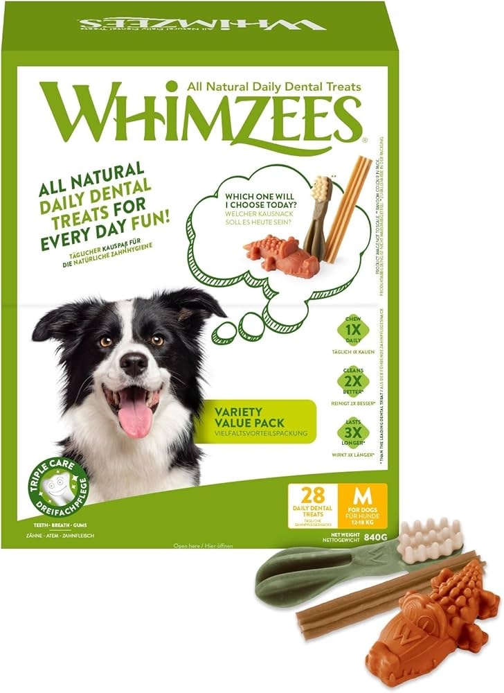 whimzees variety box, m 28 stk.