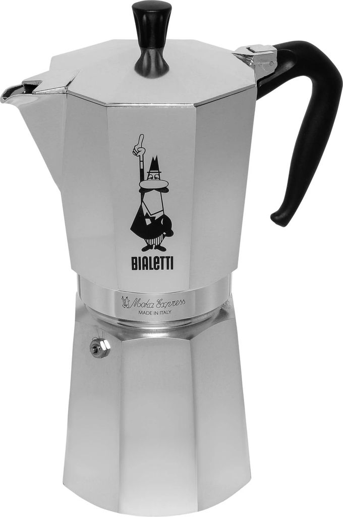 Bialetti Moka Express Espressokande - Sølv - 4 Kopper