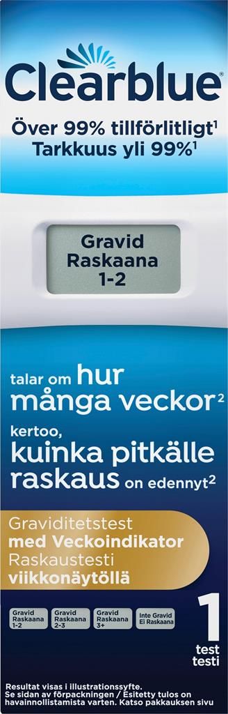 köp clearblue digital graviditetstest med veckoindikator, 1 st