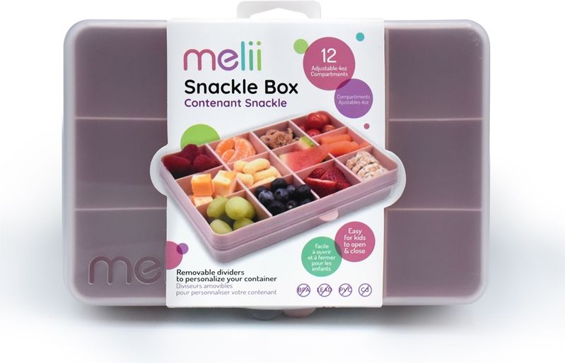 Melii Snackle Box Æske Pink 1368 ml Madkasse