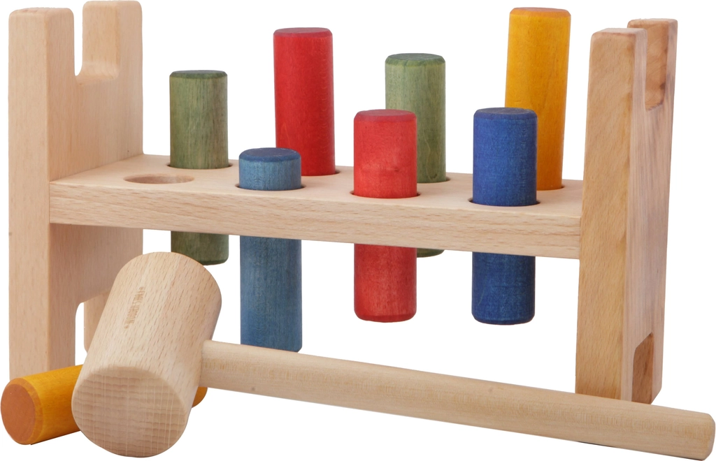 Wooden Story Bankebænk i træ – farverig