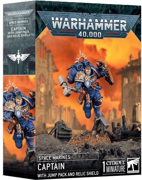 Captain With Jump Pack & Relic Shield - Space Marines - Warhammer 40.000 - Games Workshop