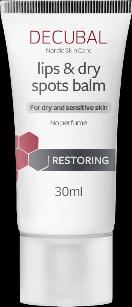 decubal restoring lips & dry spots balm 30 ml
