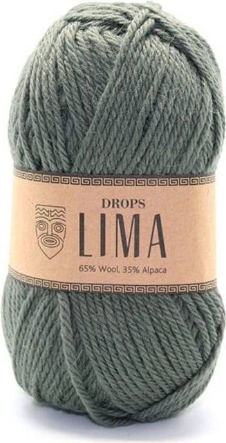 Drops Design Lima Uni Colour Khaki 100m