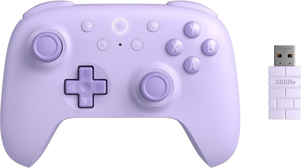 8BitDo Ultimate 2C 2.4G - Hall Effect - PC - Purple - Wireless Controller - Android