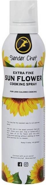 Slender Chef Extra Fine Sunflower Oil Cooking Spray 20cl 1pakk