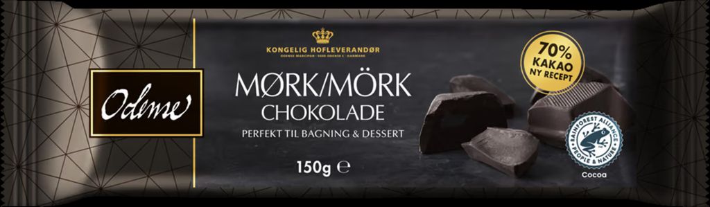 blokchokolade 70% odense mørk 150 g