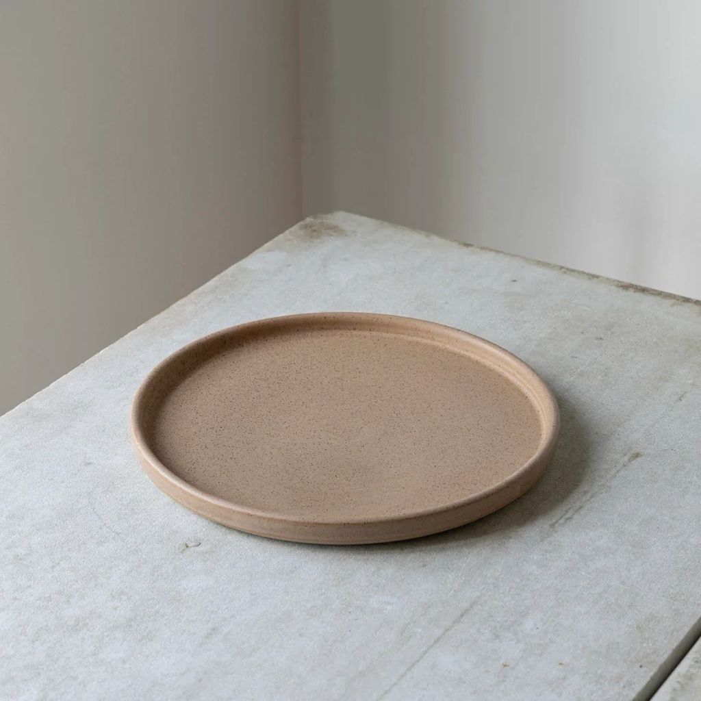 oda tallerken stor - beige