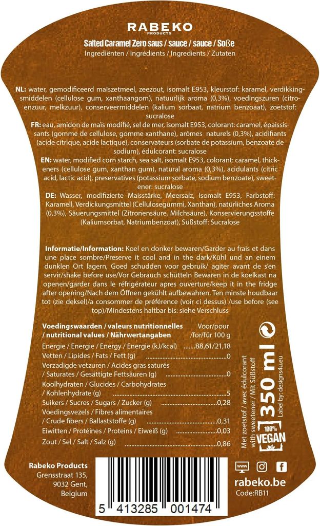 kaloriereduceret sauce (350 ml) - chocolate
