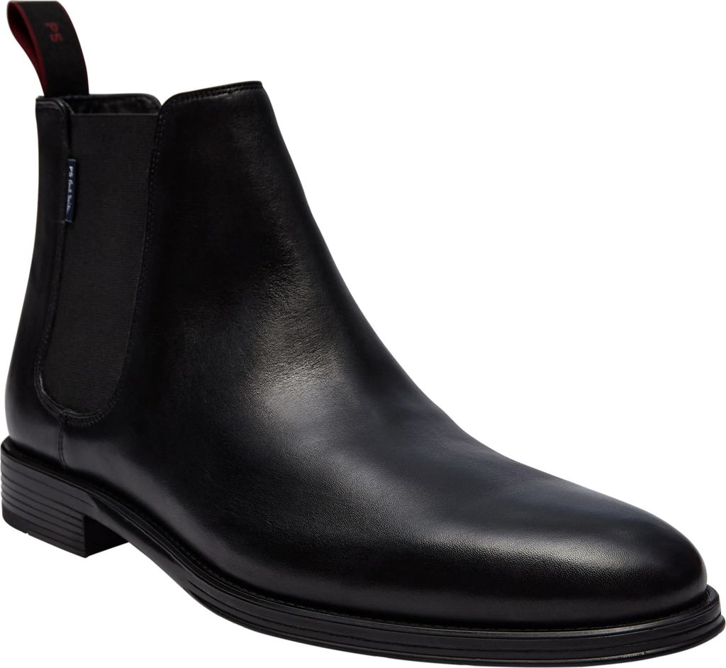 PS Paul Smith Mens Shoe Augustus Black Mand Sort Støvler Str 44 
