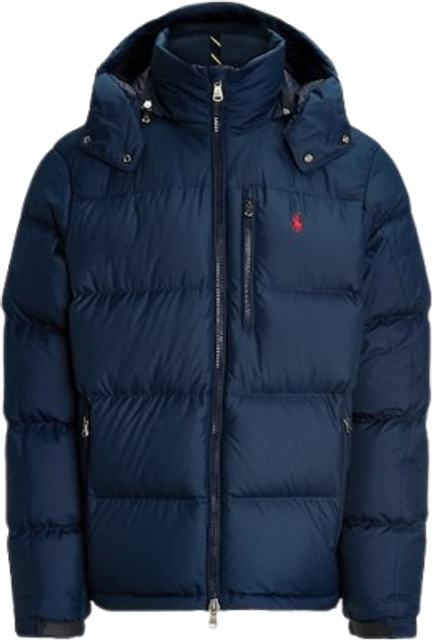 Polo Ralph Lauren Gorham Down Jacket Navy Marinblå Röd