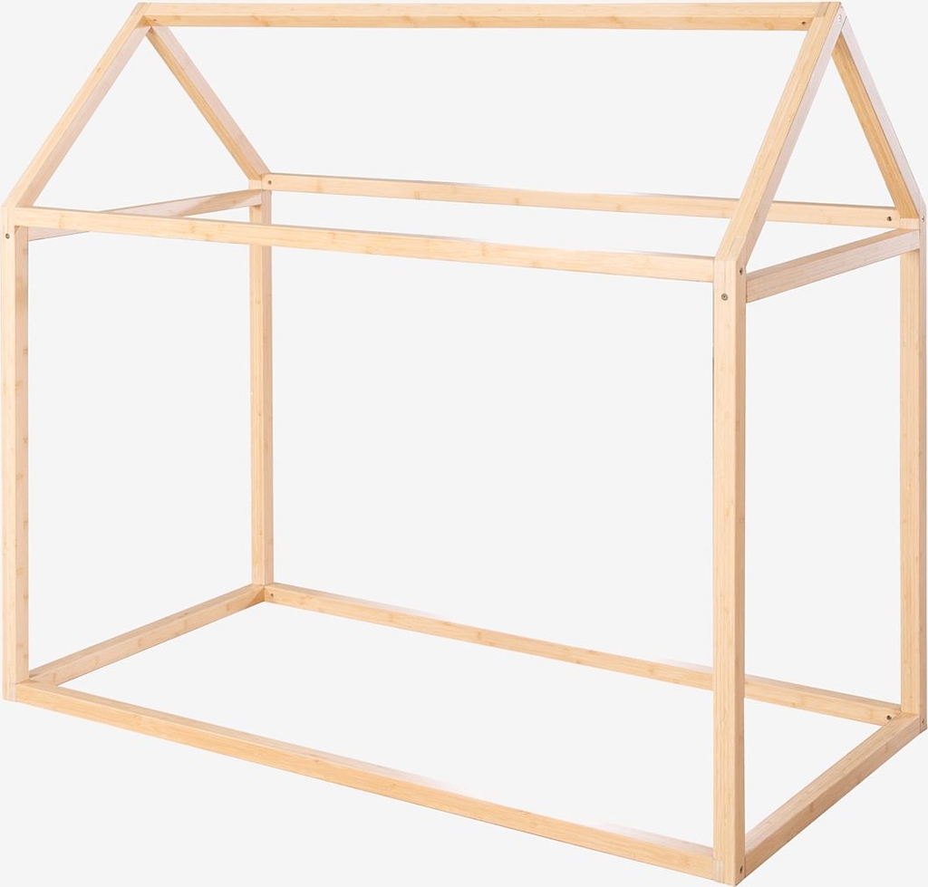 sustainable montessori house bed 70 x 140 cm - solid wood - børnesenge & tilbehør