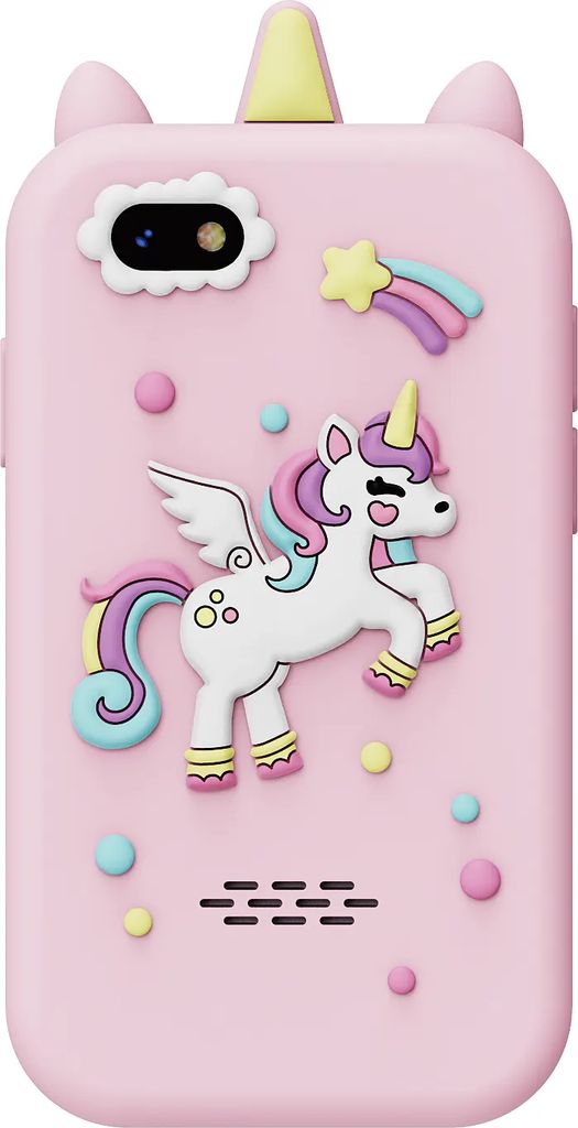 minilens kamera og børnetelefon - pink
