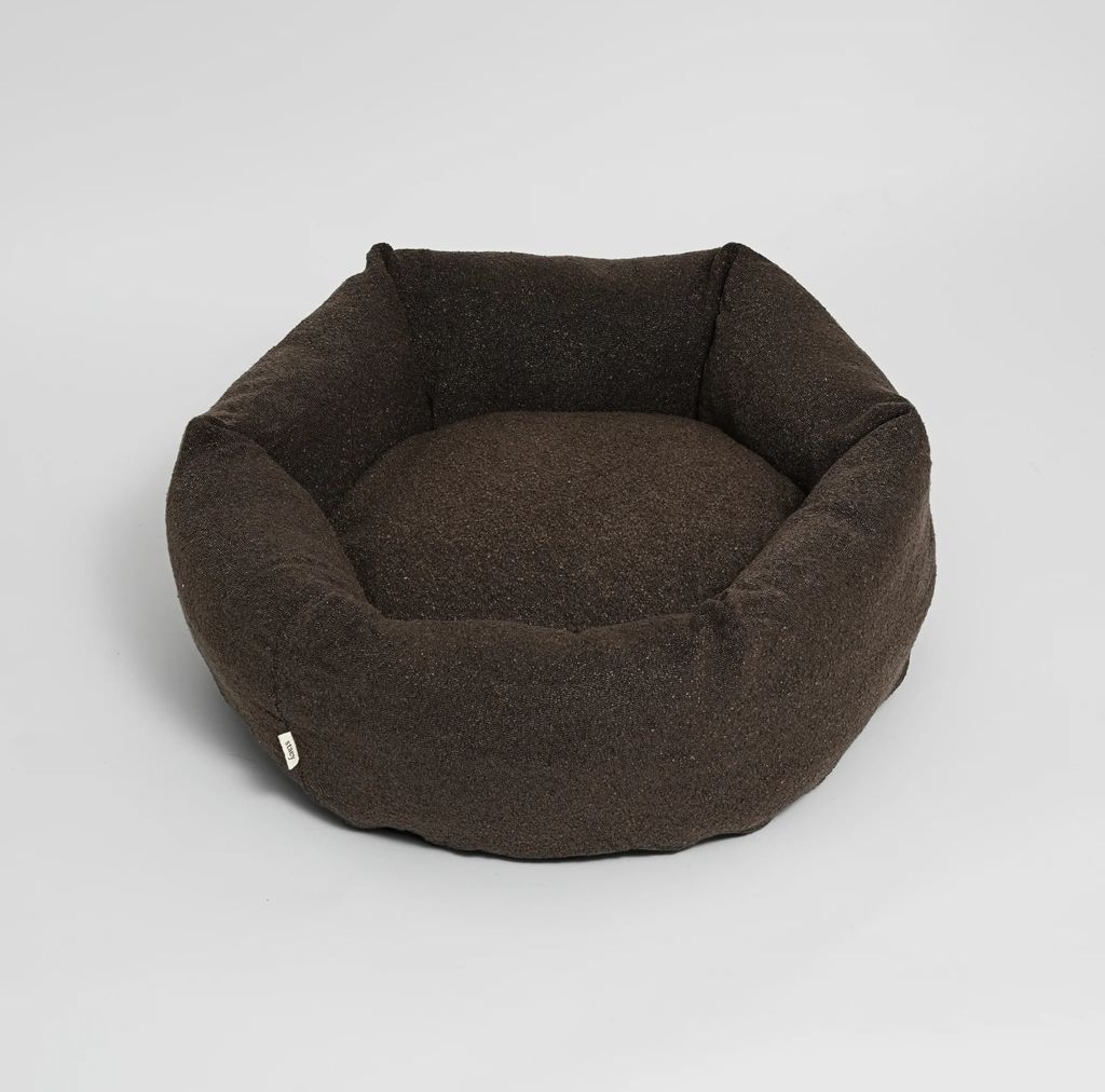 staey - luna 3.0 hundeseng, chestnut bouclé