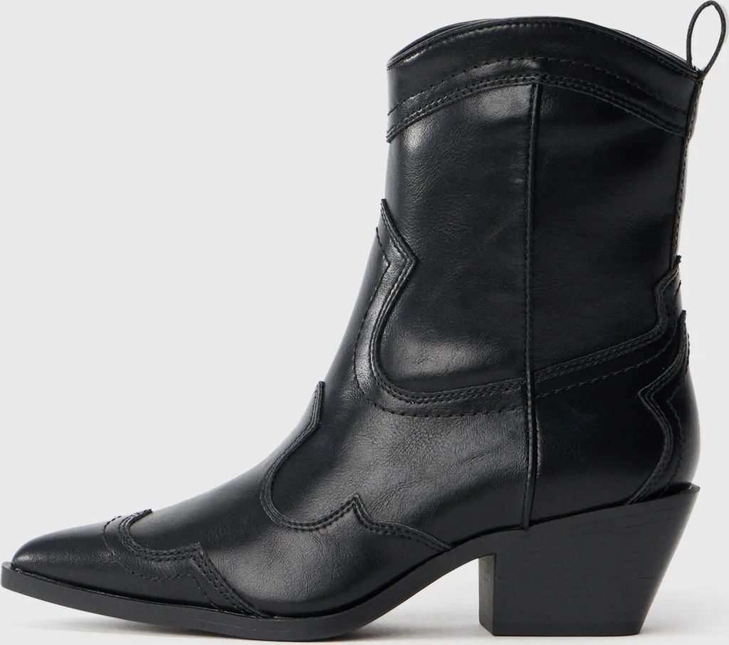 madden girlswifty - cowboy- / bikerstøvlette - black
