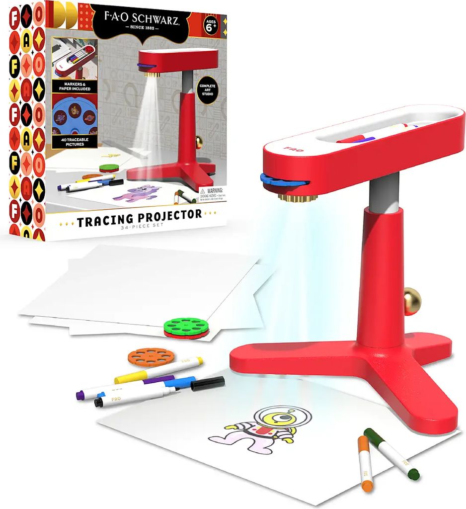 Fao Schwarz Tegneprojektor Med Stativ