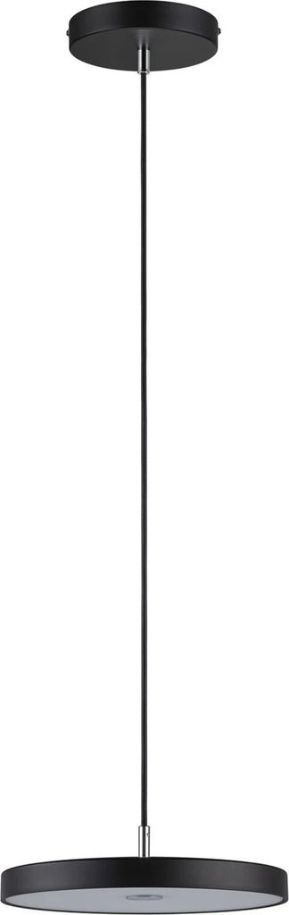 paulmann led-hänglampa hildor, svart ø 31 cm 3-stegs dimmer