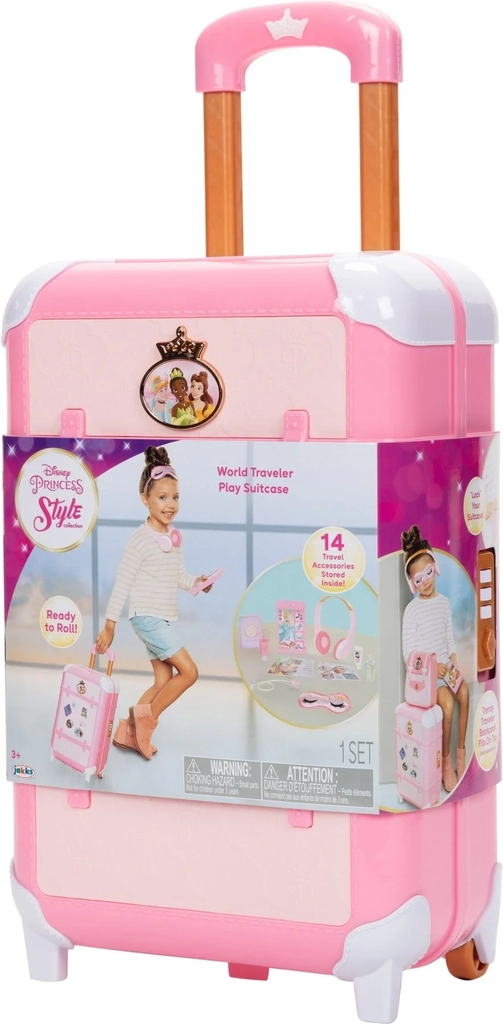 Jakks Disney Princess - Style Collection World Traveler Play Suitcase