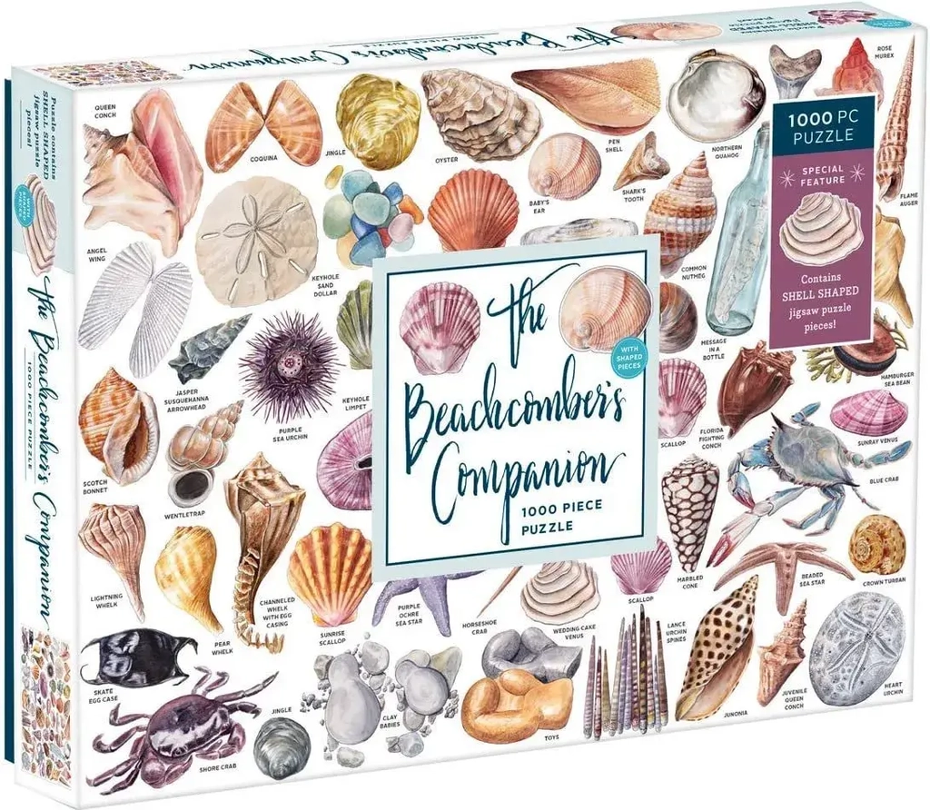 The Beachcomber's Companion 1000 Piece Puzzle with Shaped Pieces