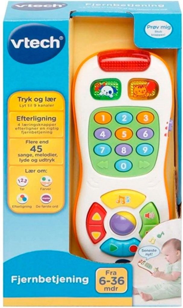 vtech baby fjernbetjening dk