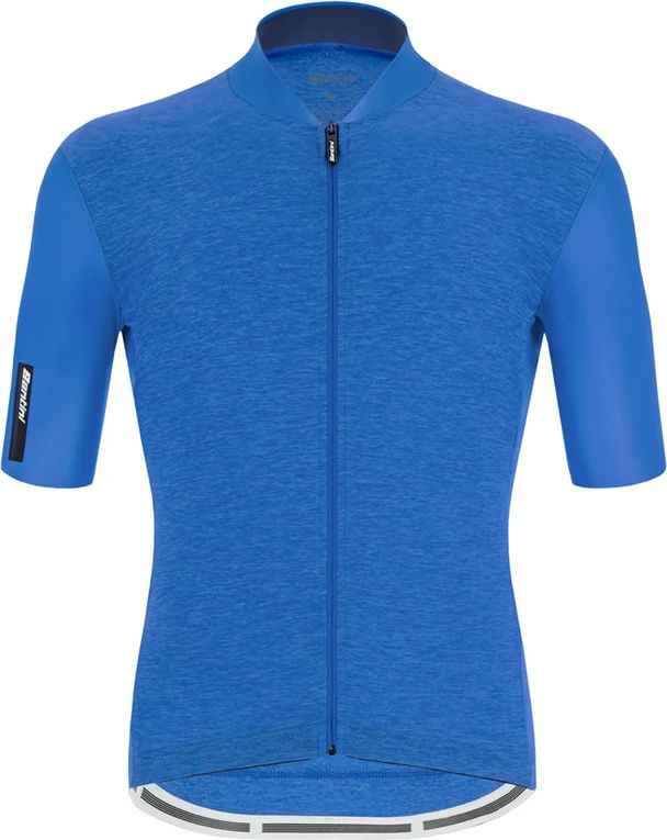 santini colore puro ss jersey mand blue