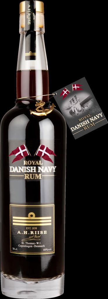 A.H Riise Royal Danish Navy Rum 40% 0,7 l.