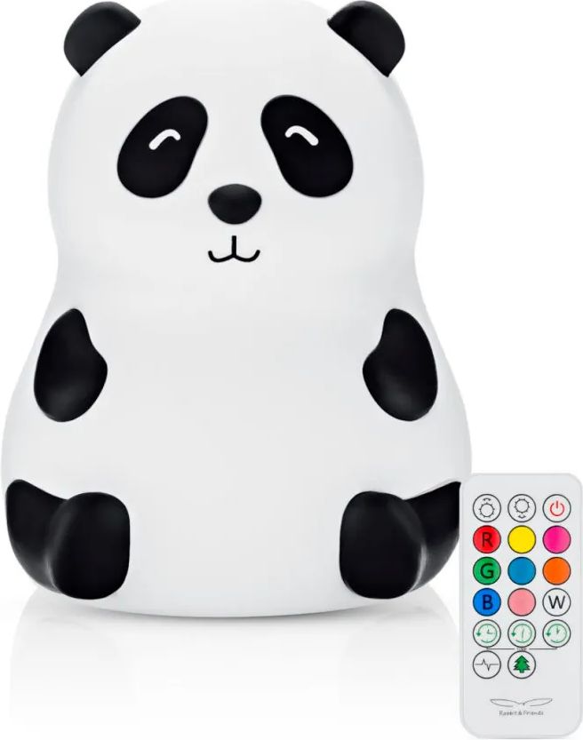 natlampen panda genopladelig - 1 stk.