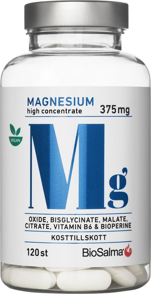 biosalma magnesium 375 mg 120 tabs