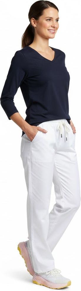nybo workwear club-classic arbejdsbukser, hvid, str. xs
