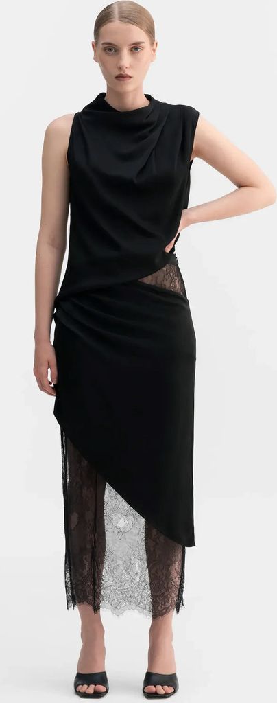 Ahlvar Gallery Eden Lace Skirt - Black - XS