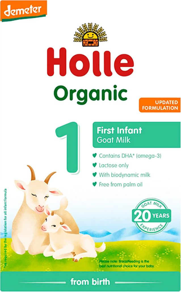 holle basis 1 modermælkserstatning gedemælk ø - fra 0 mdr. (400g)