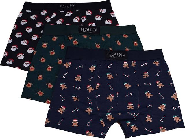 Hound Boxershorts 3-Pak Merry Christmas