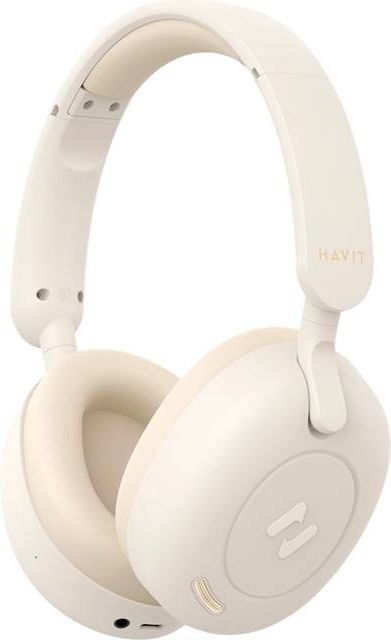 Trådløse høretelefoner Havit H655BT med Bluetooth, beige