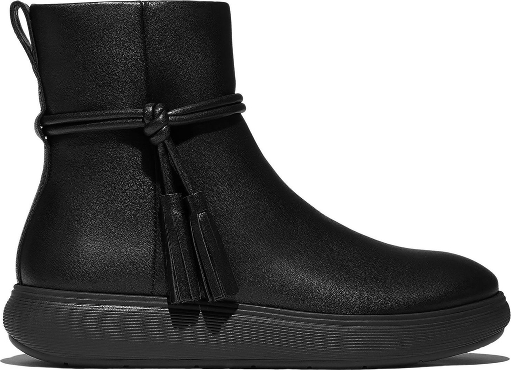 Fitflop Tassel Læder Korte Sorte Støvler