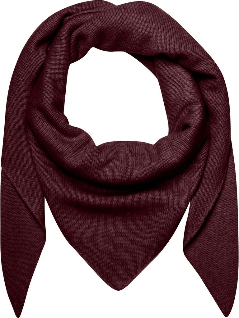 geneve cashmere scarf large - red mahogany