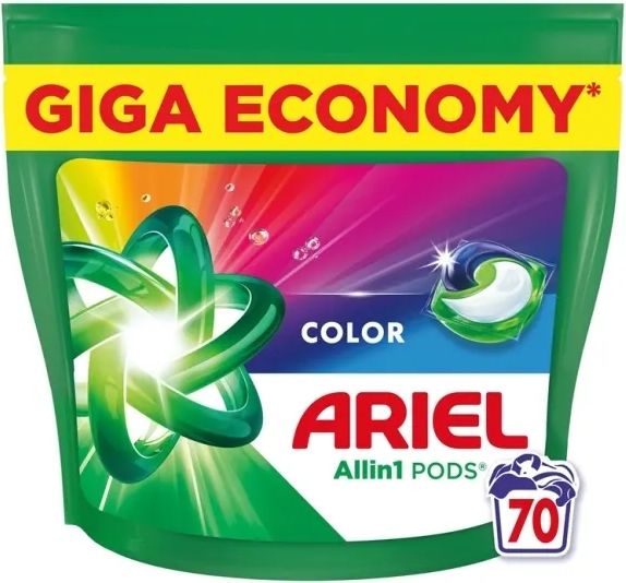 ariel all-in-1 color vaskekapsler 70 stk.