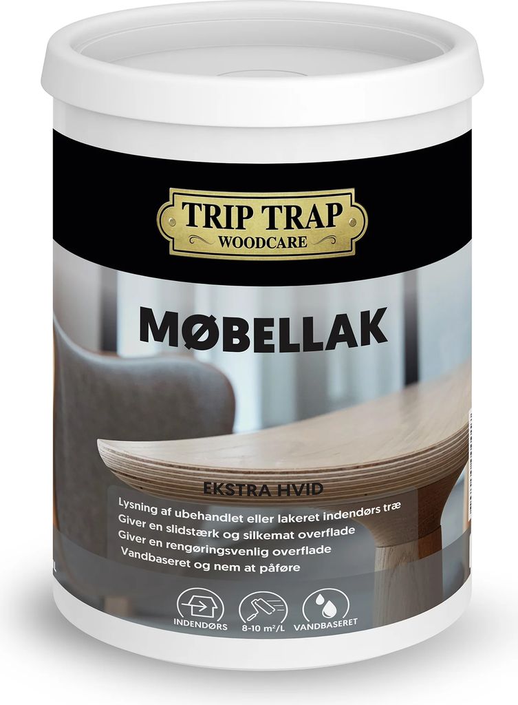 Trip Trap Møbellak - Ekstra hvid - 750 ml