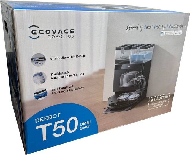 Ecovacs T50 Omni Black Gen 2 Wischroboter